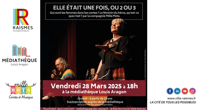 Elle était une fois, ou 2 ou 3 spectacle de contes