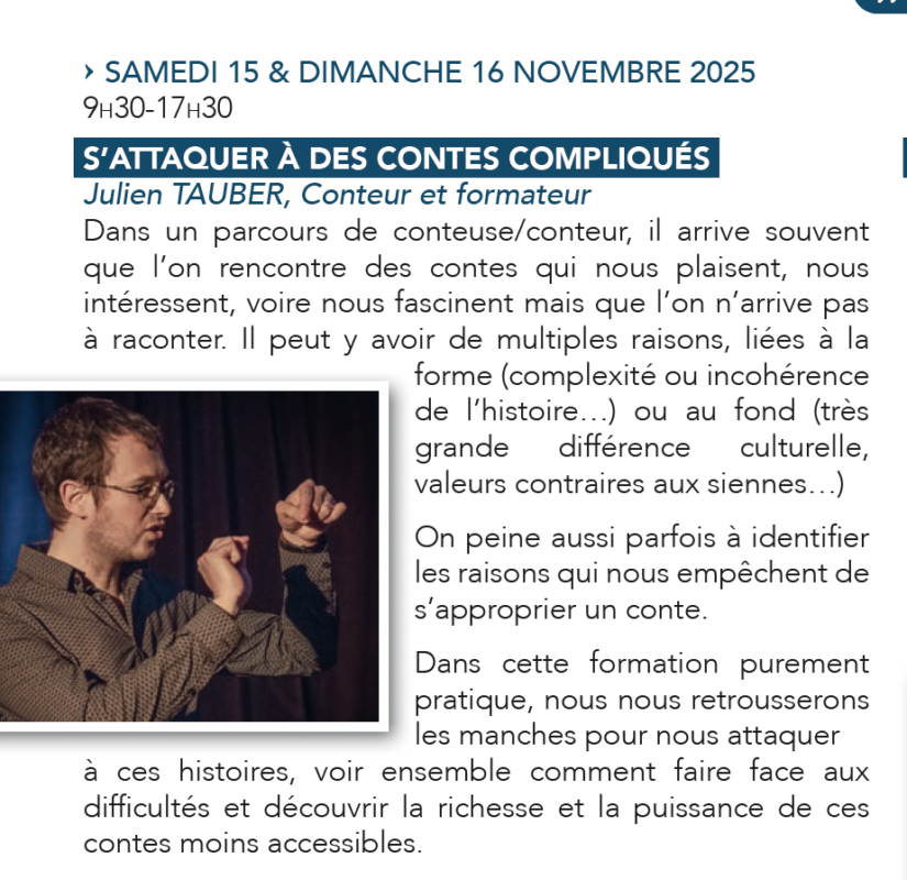 Formation Conte a la lueur des contes 2025