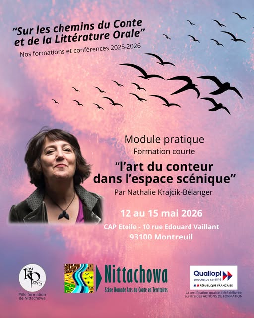 Visuel formation l'art du conte dans l'espace scénique