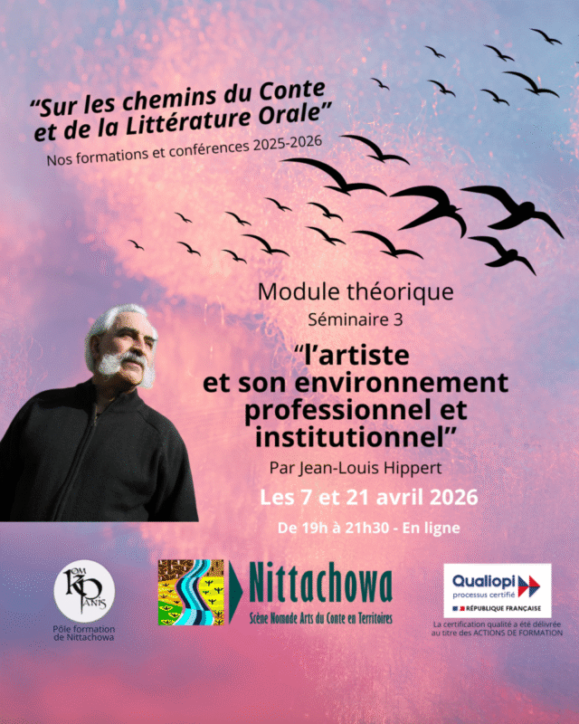 Visuel formation l'artiste et son envionnement