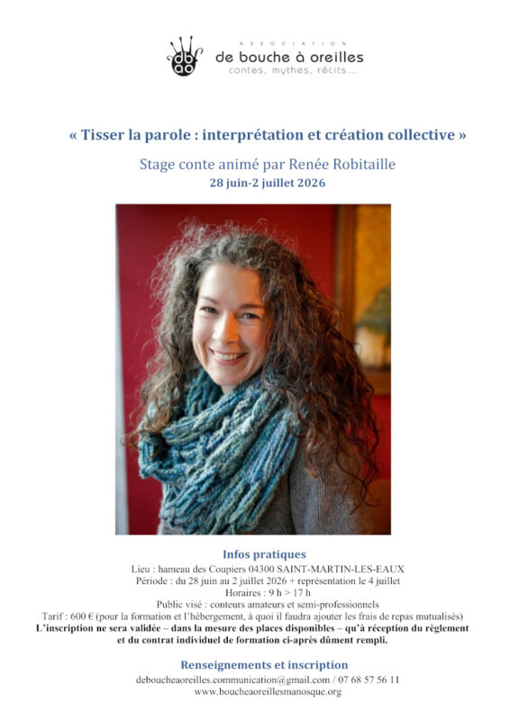 Stage conte Renée Robitaille