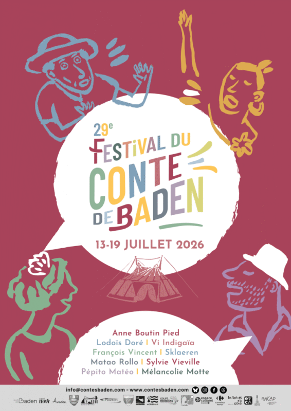 Affiche festival conte Baden été