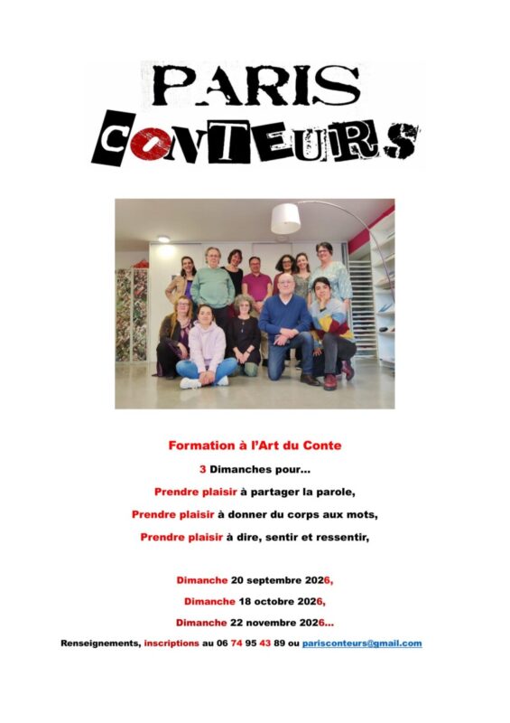 Image formation conte par Paris conteurs