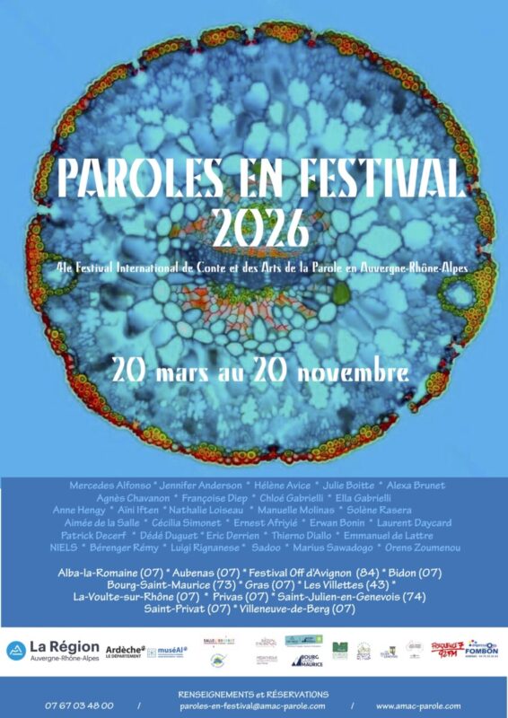 Paroles en festival 2026 AMAC