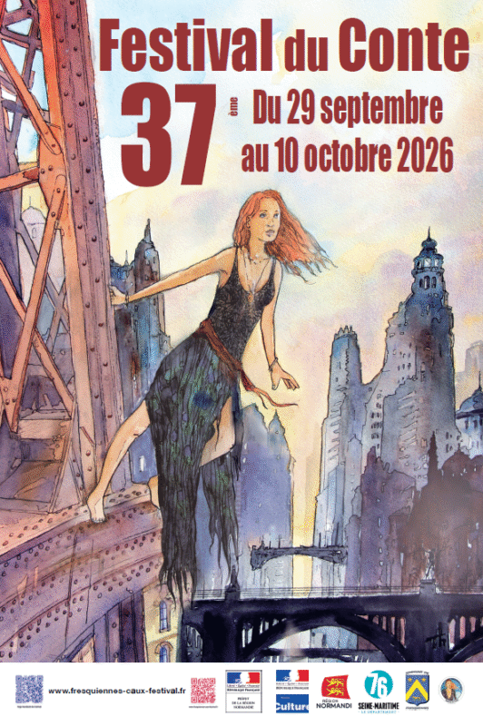 Affiche Festival du conte de Fresquiennes & Caux