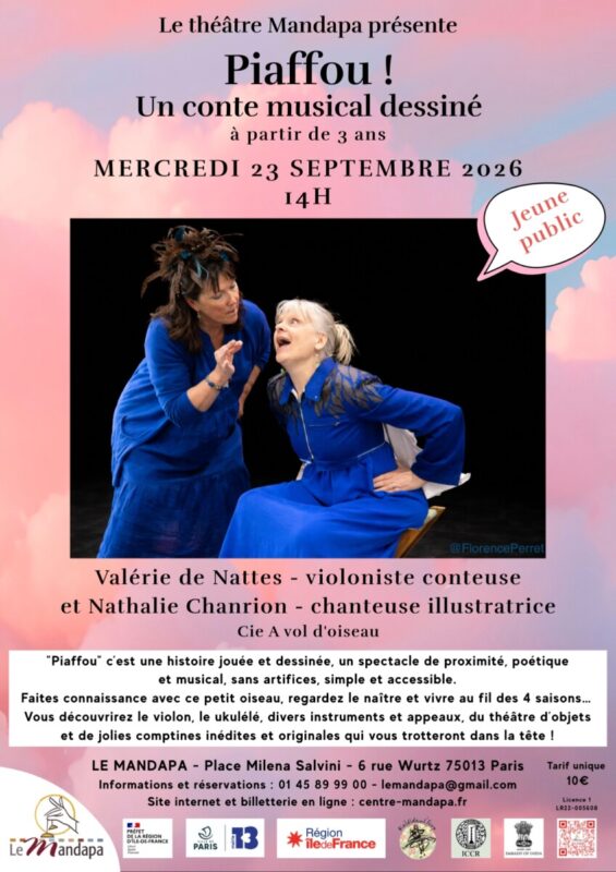 Affiche Piaffou ! conte lusical dessiné