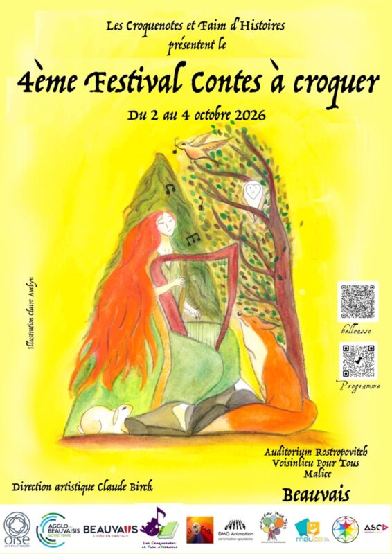 Affiche Festival « Contes à croquer » 2026