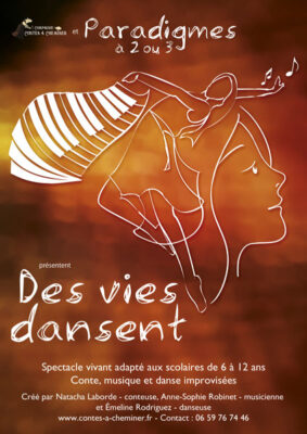 Affiche conte Des vies dansent au pays du soleil levant