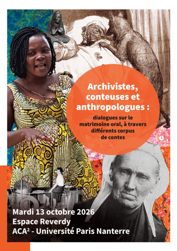 Journée d'étude Archivistes, conteuses et anthropologues